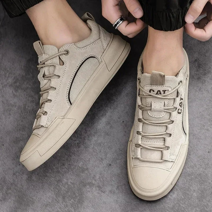 UrbanEdge - Leather Sneakers