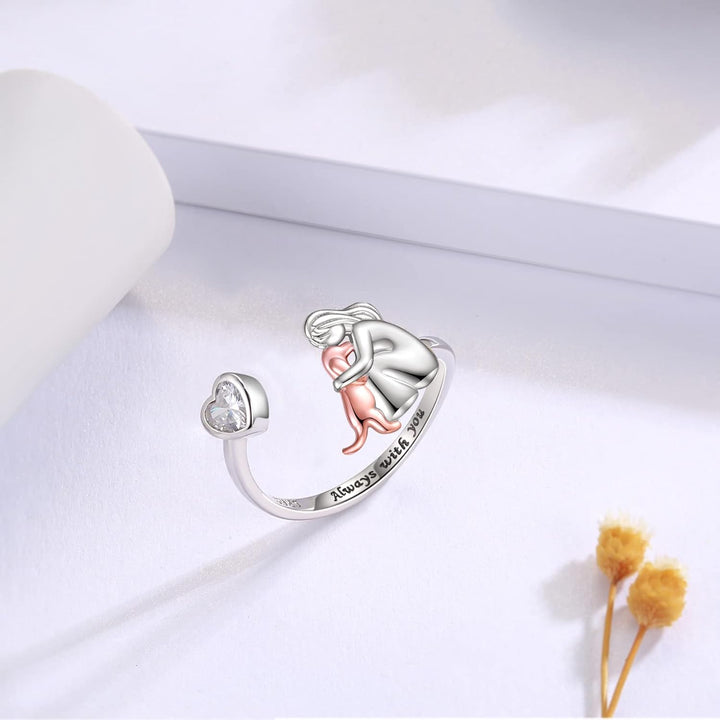 Dog Hug - Ring (Pink)