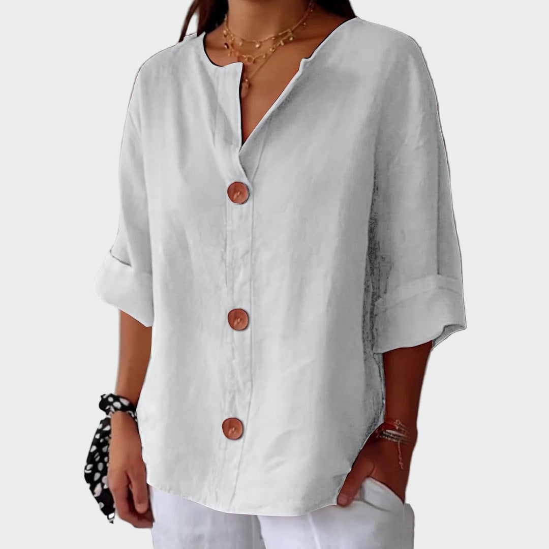 Casual Textured Blouse