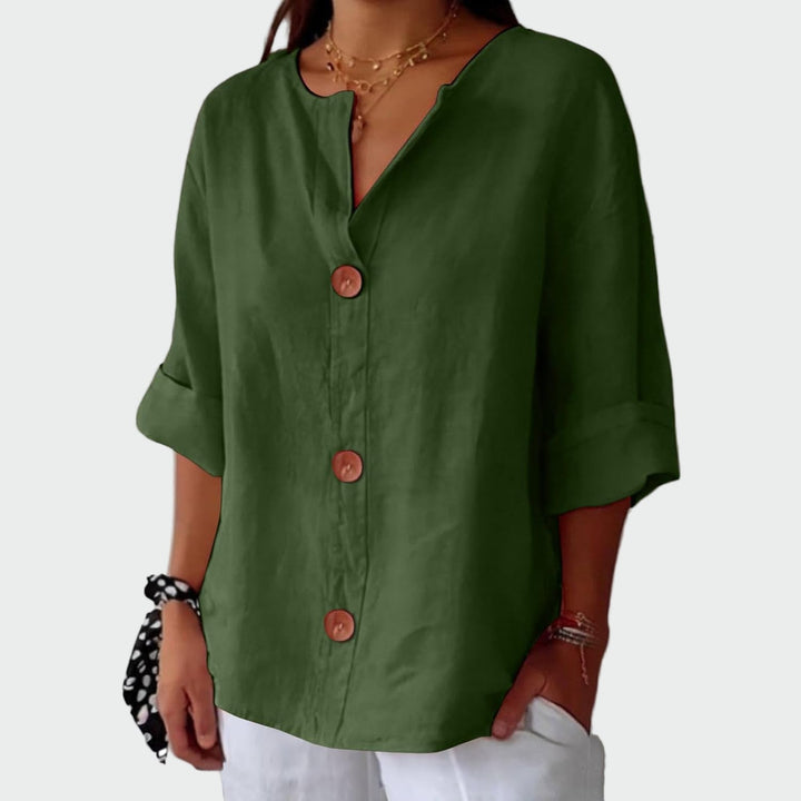 Casual Textured Blouse
