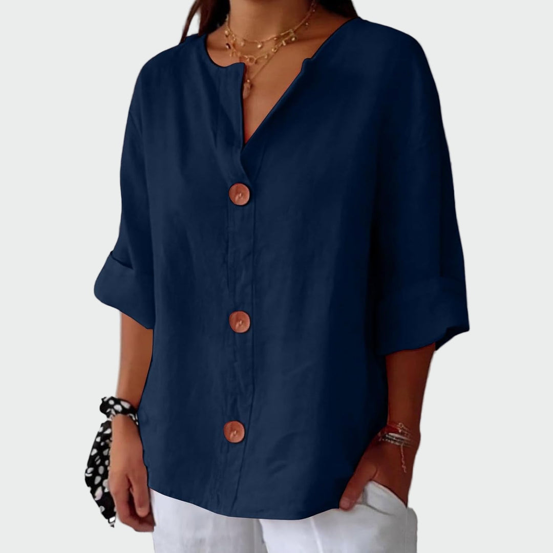 Casual Textured Blouse