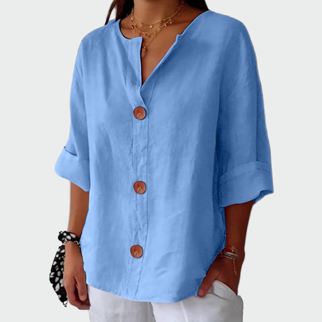 Casual Textured Blouse