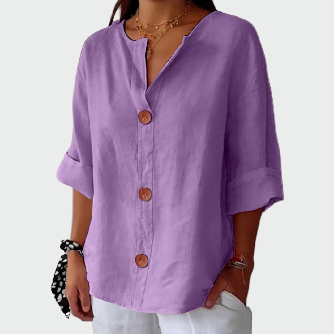 Casual Textured Blouse