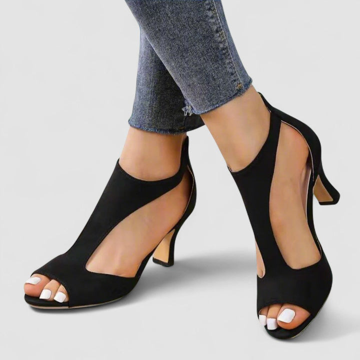 Heidrun | Elegant and Comfortable Heeled Sandals
