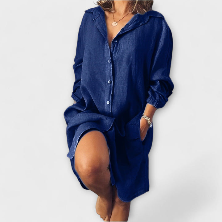 Clarabelle | Casual Linen Blouse
