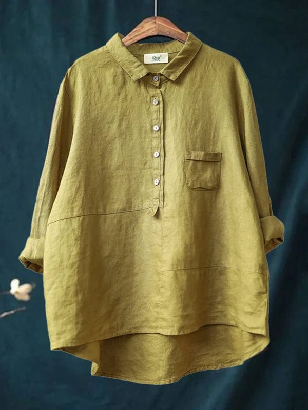 Elyse | Elegant Linen Blouse for Summer