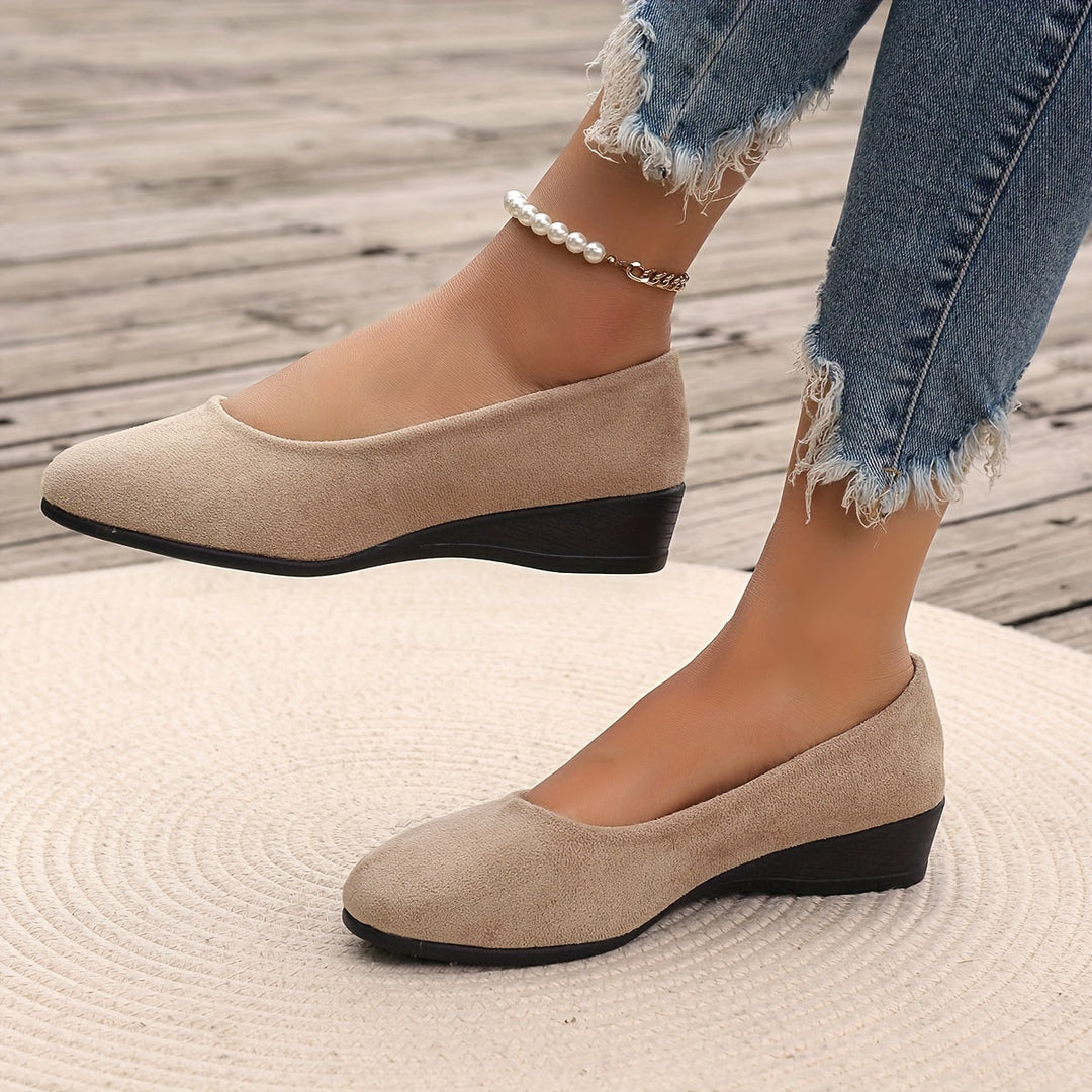 Eliane | Comfortable ballet flats with wedge heel