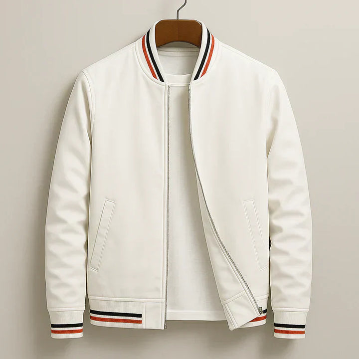 Mario - Striped Bomber Jacket