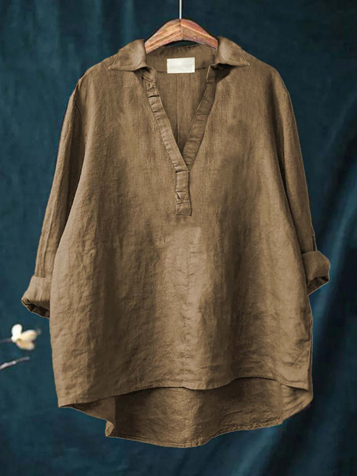Wanda | Elegant Linen Blouse for Summer