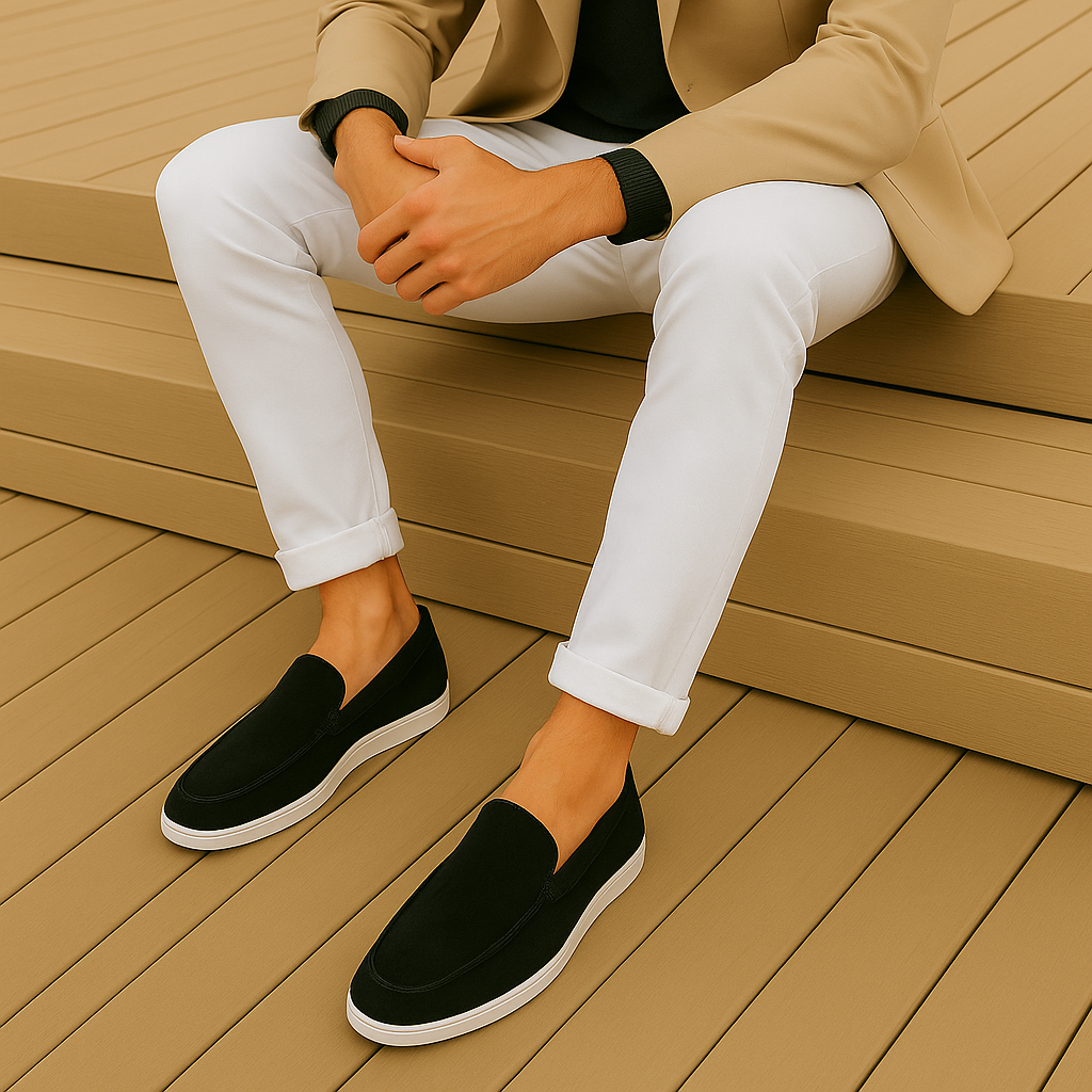 Gus - Suede Loafers