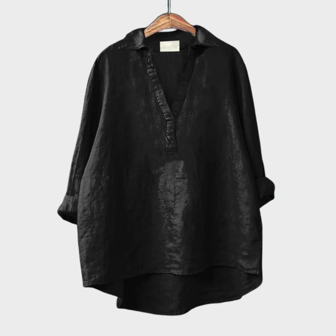 Wanda | Elegant Linen Blouse for Summer