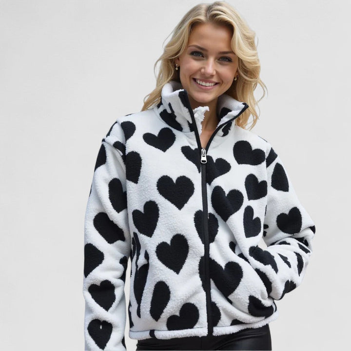 Cecily | Reversible Heart Jacket