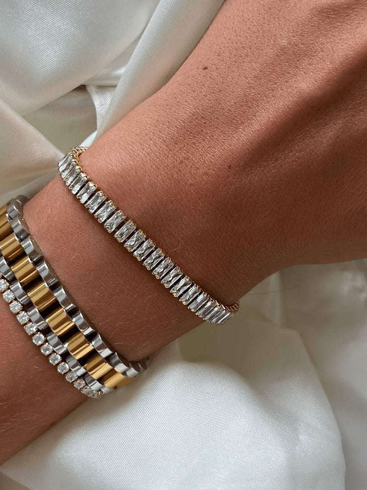 Riviere Baguette Bracelet