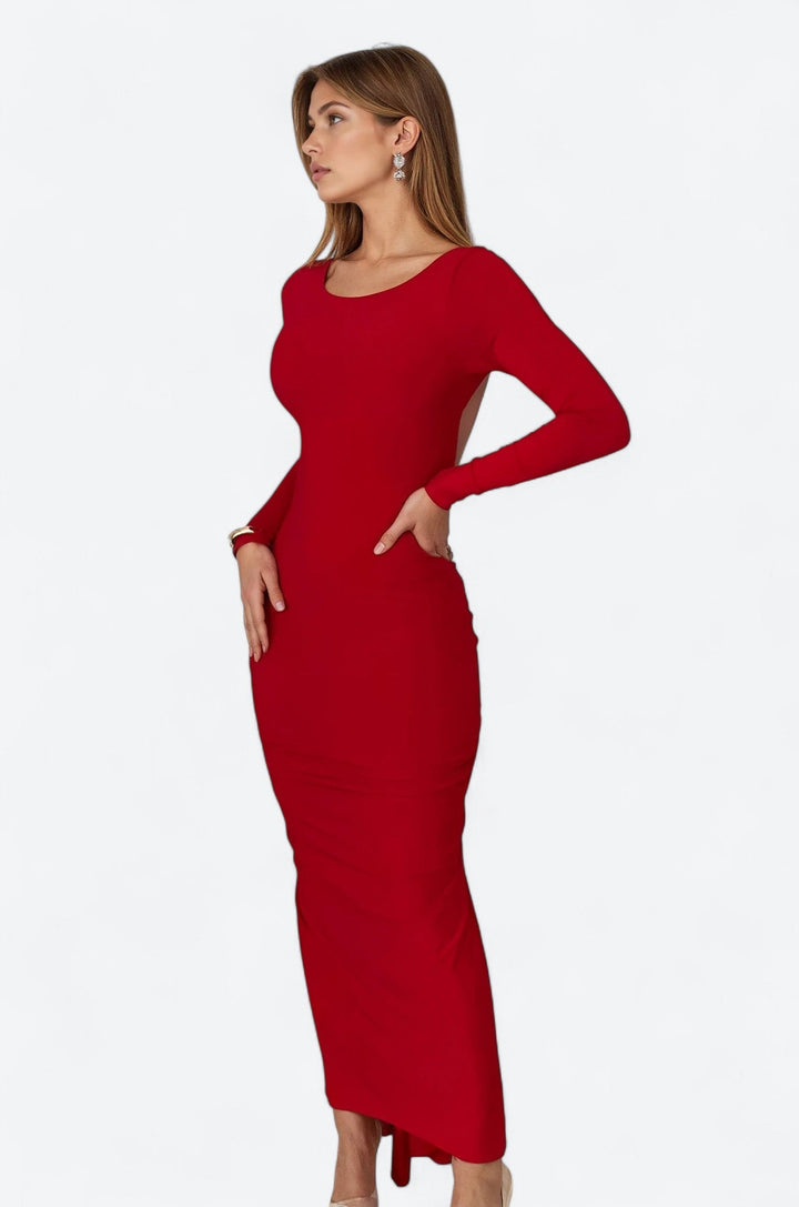 Elena | Elegant Backless Dress