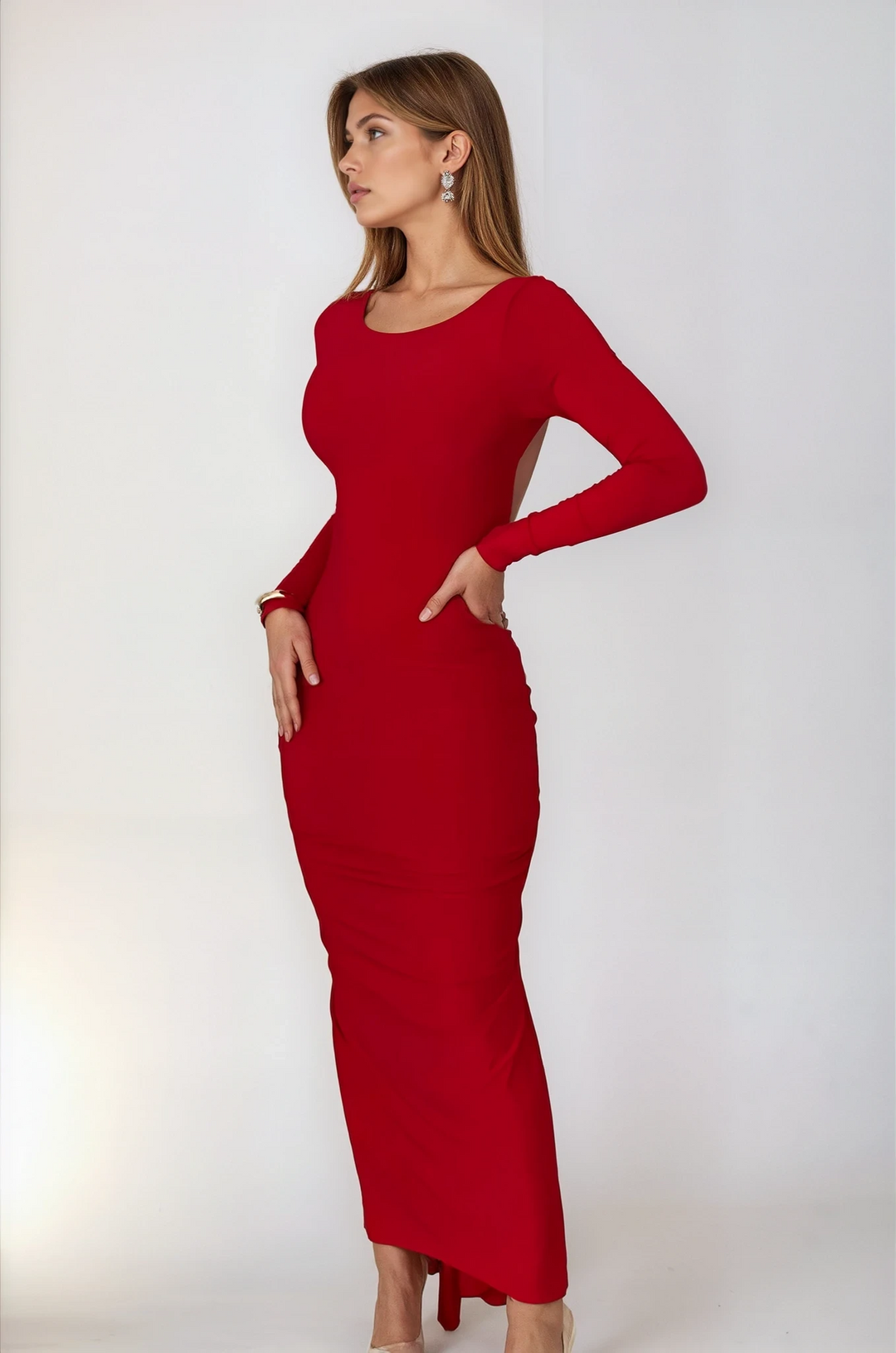 Elena | Elegant Backless Dress