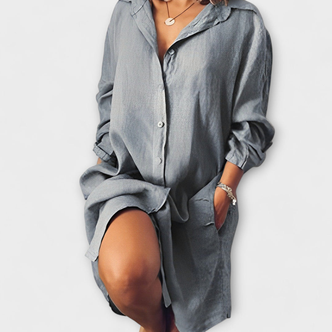 Clarabelle | Casual Linen Blouse