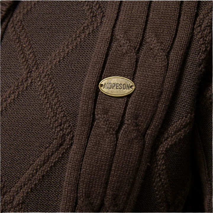 Gordon - Argyle Cardigan Soft Blend