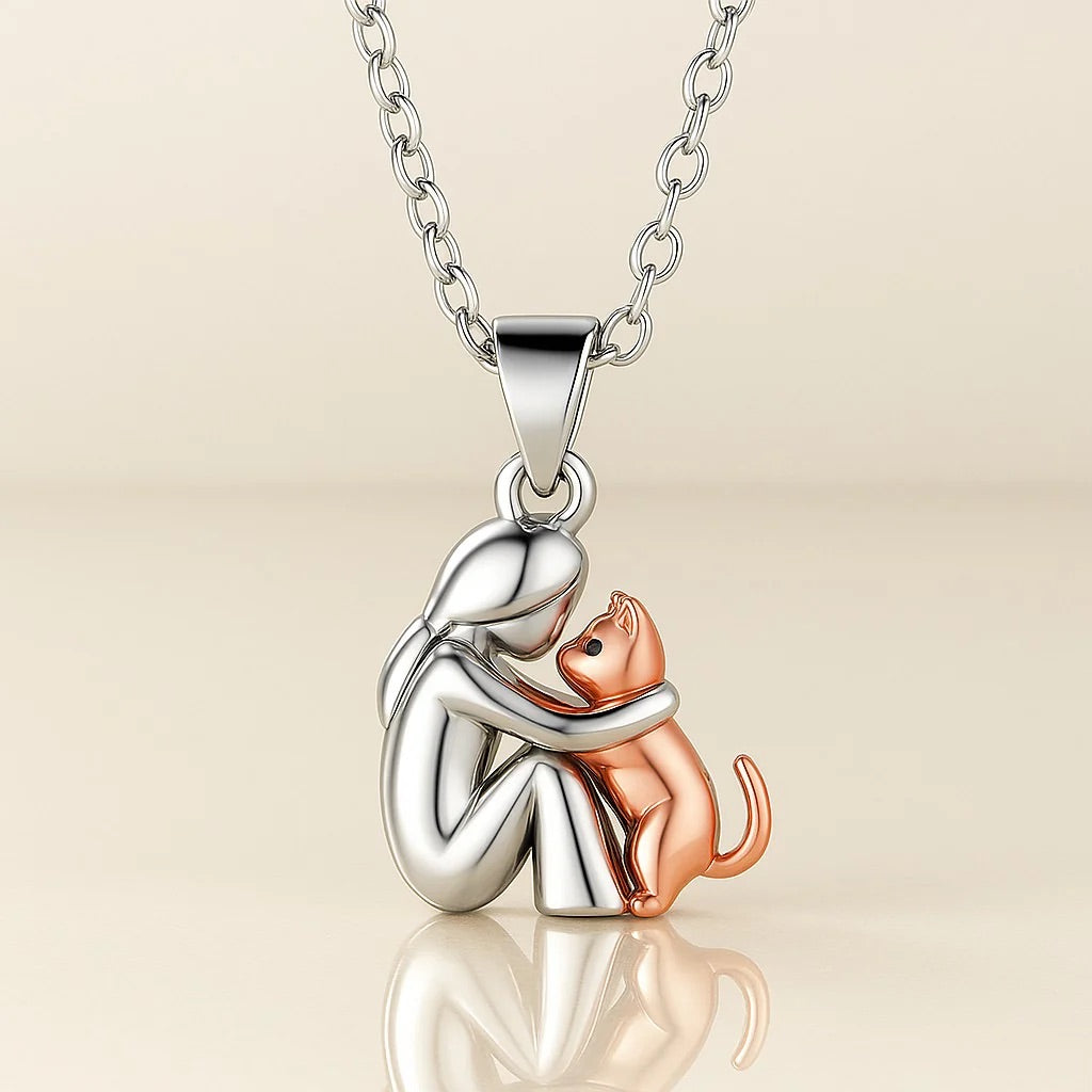 Cat Hug - Necklace