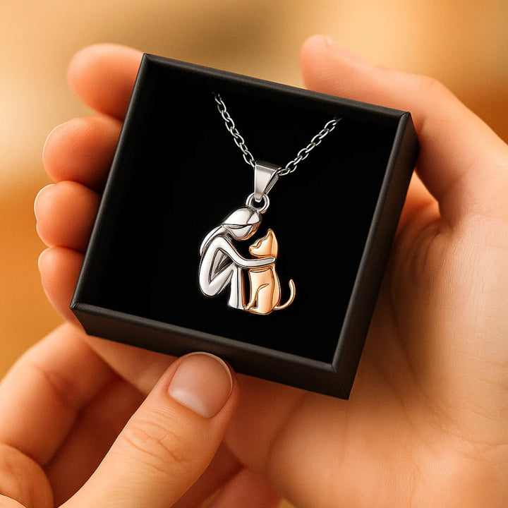 Cat Hug - Necklace
