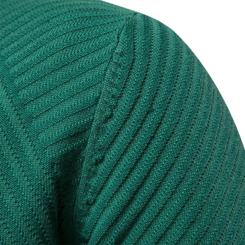 Justin - Ribbed Round Neck Pullover