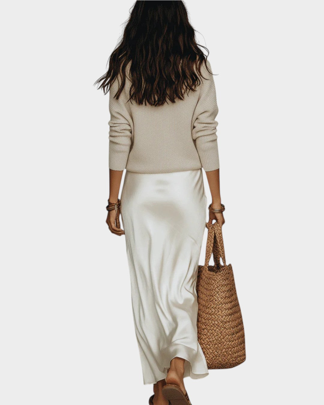 CLAIRE | Slip Dress & Knit Set