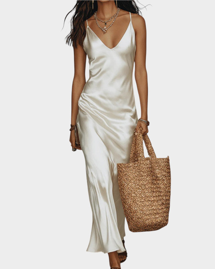 CLAIRE | Slip Dress & Knit Set