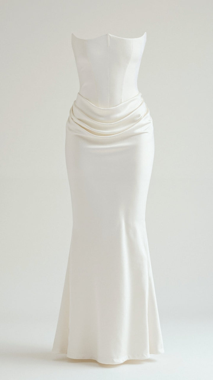 Ashley | Long Dress with Bodice