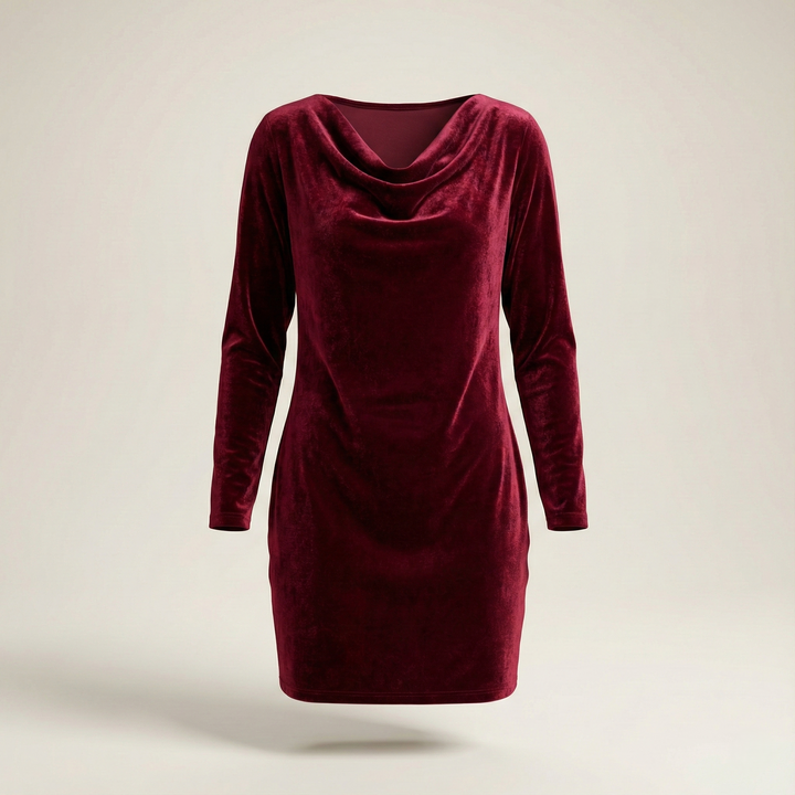Aurora | Elegant Velvet Dress