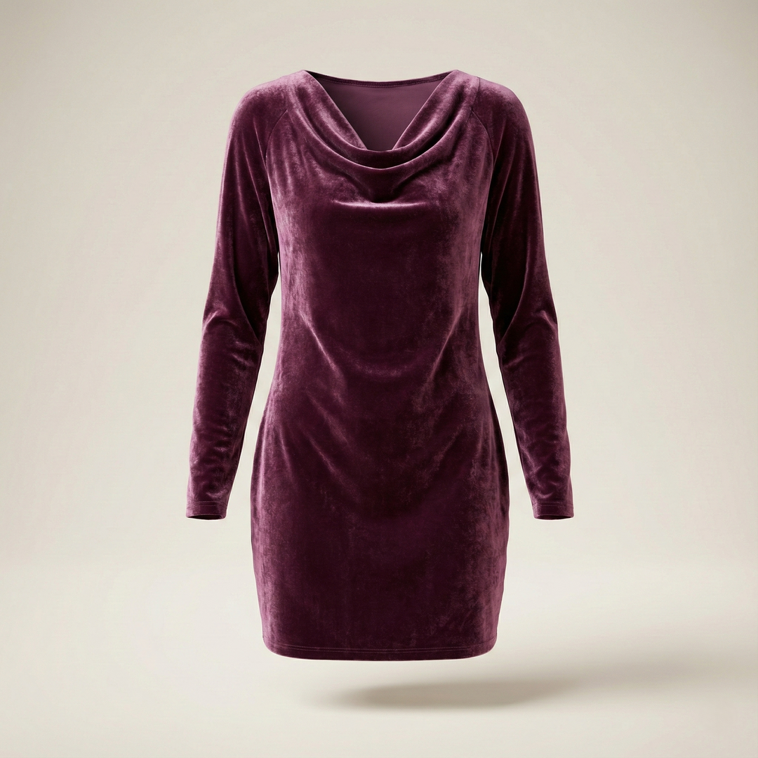 Aurora | Elegant Velvet Dress