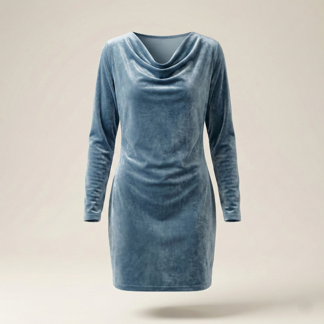 Aurora | Elegant Velvet Dress
