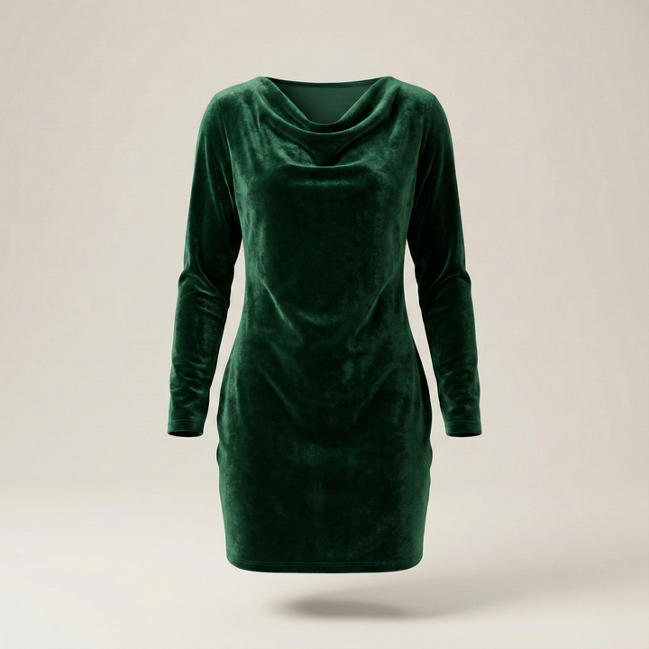 Aurora | Elegant Velvet Dress