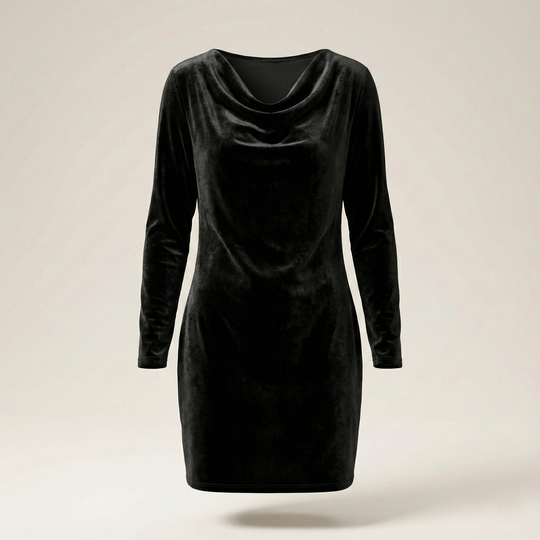 Aurora | Elegant Velvet Dress