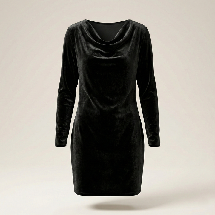 Aurora | Elegant Velvet Dress