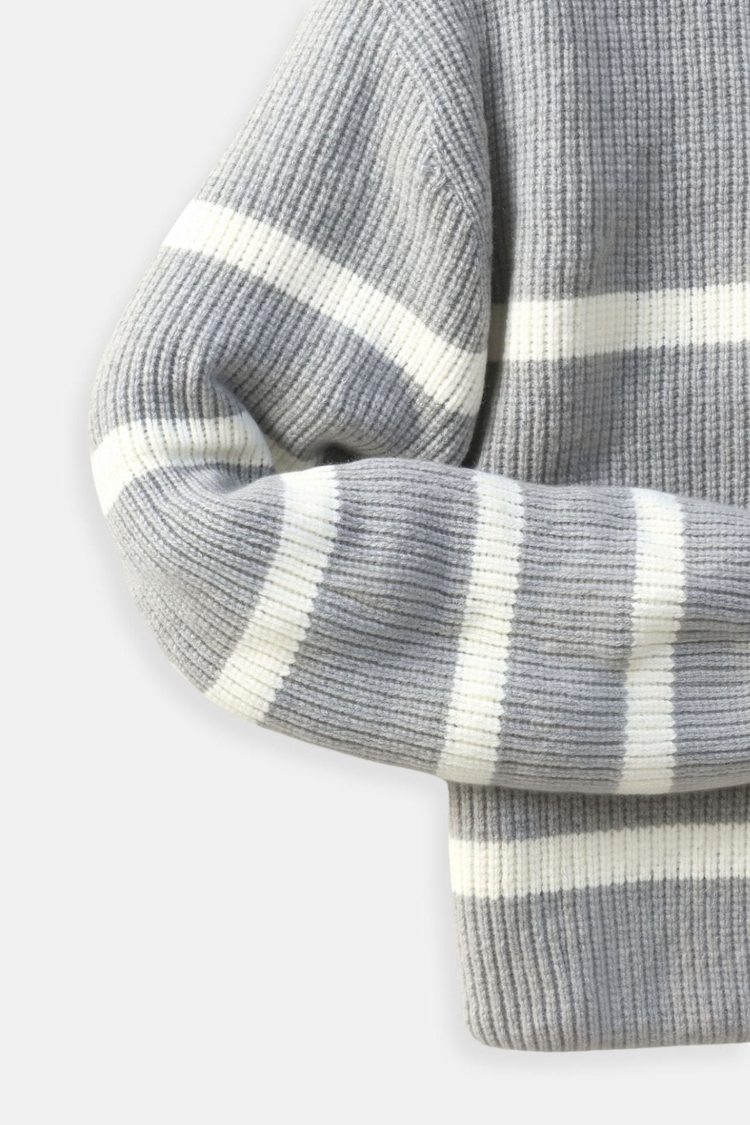 Neil - Striped Half-Zip Sweater