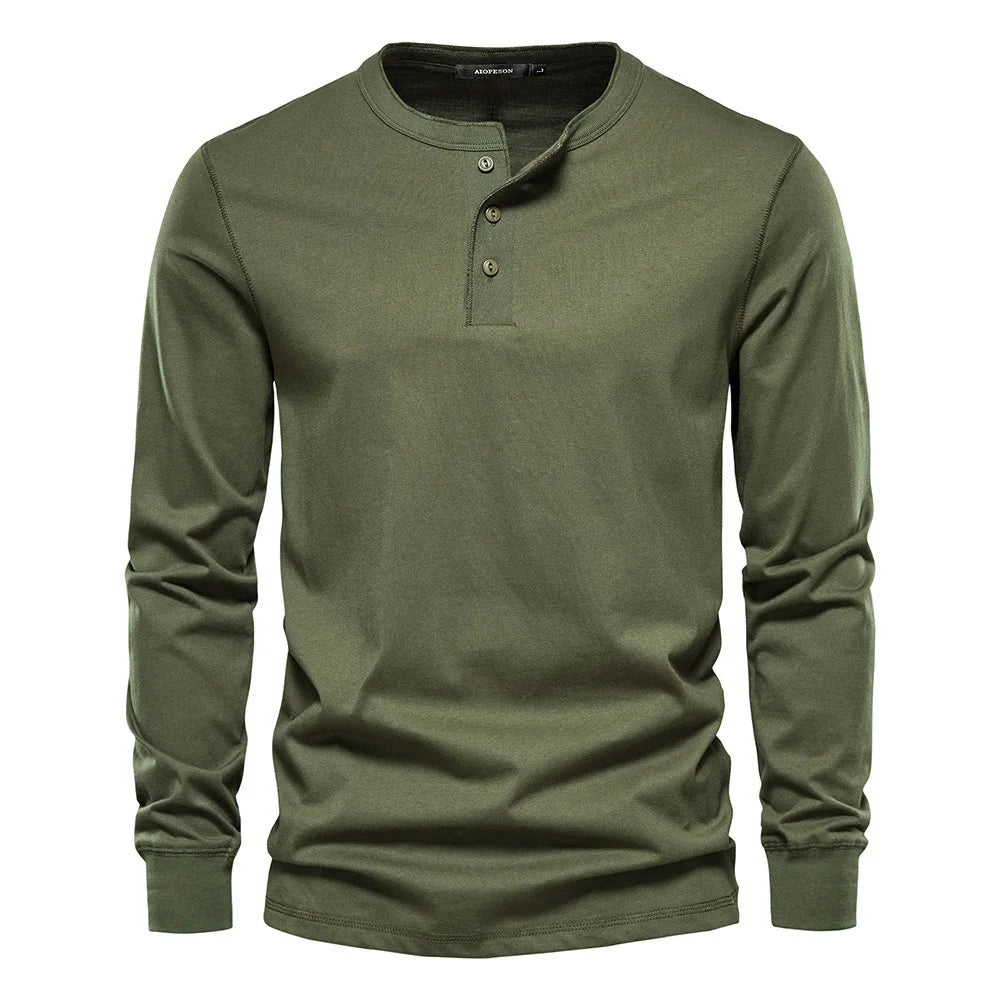 Henley Shirt - Soft Breathable Blend