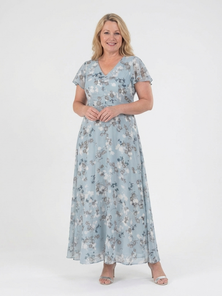 Paige | Maxi Dress in Floral Chiffon