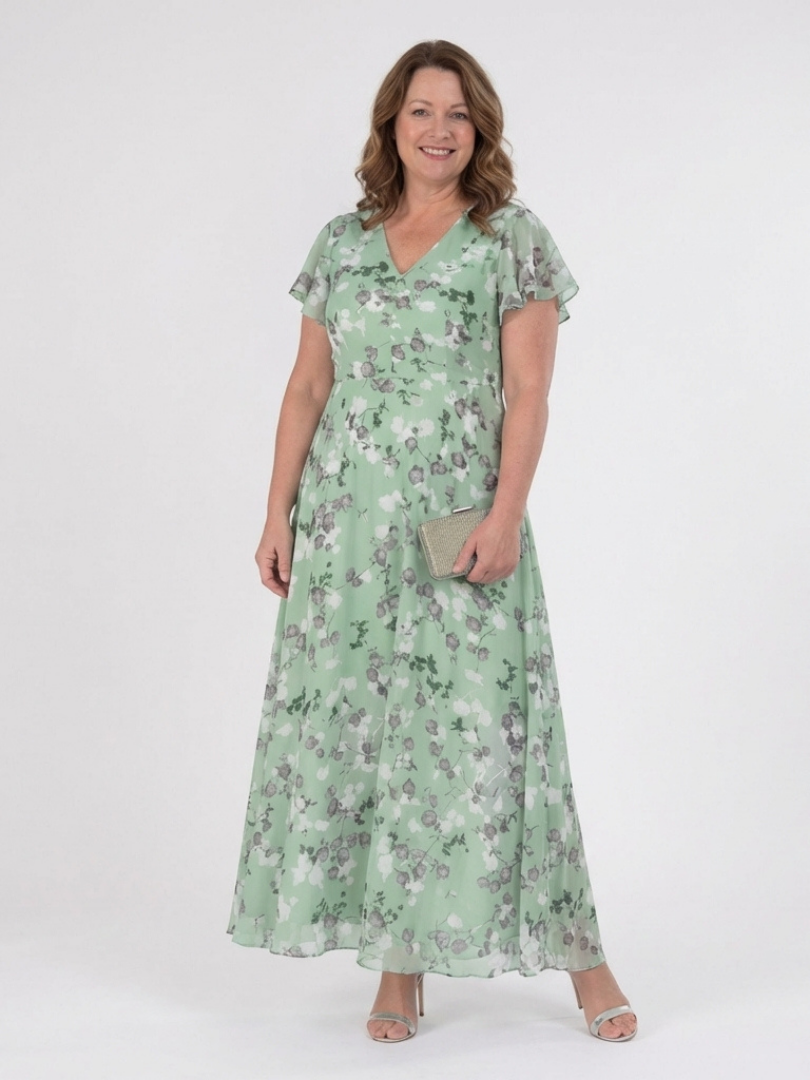 Paige | Maxi Dress in Floral Chiffon