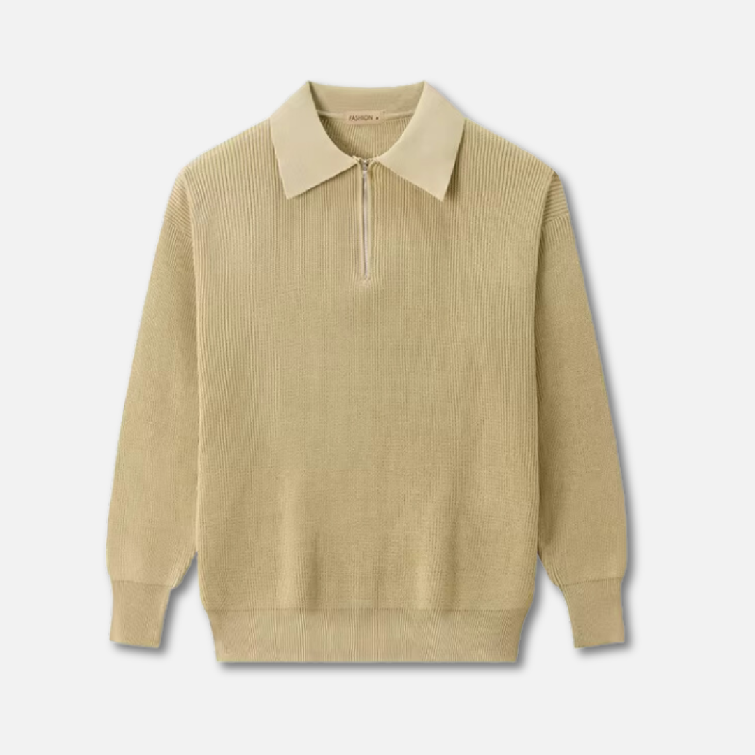 Nathan - Mixed Knit Pullover