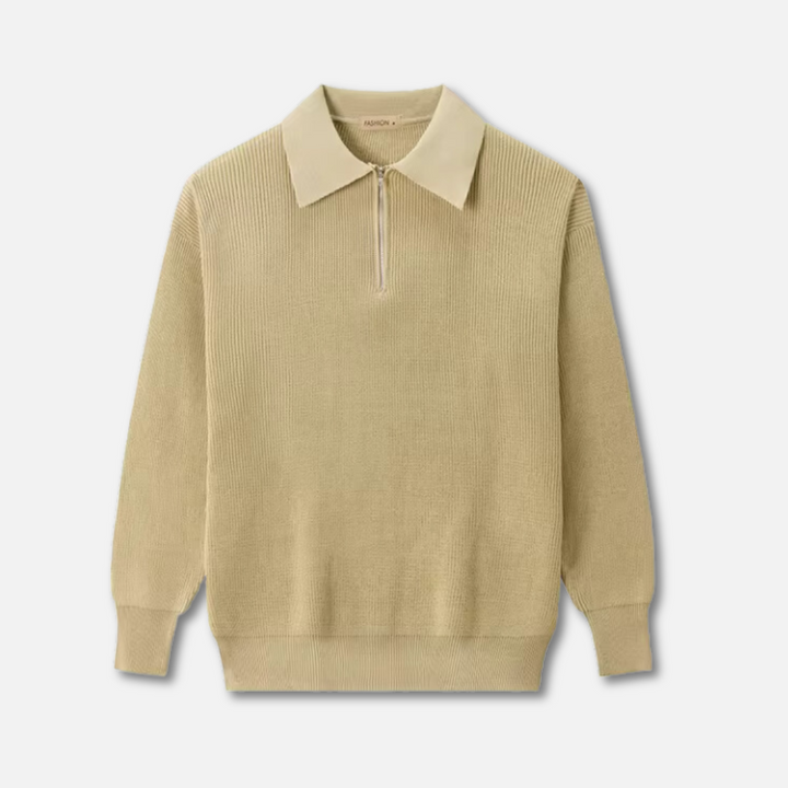 Nathan - Mixed Knit Pullover