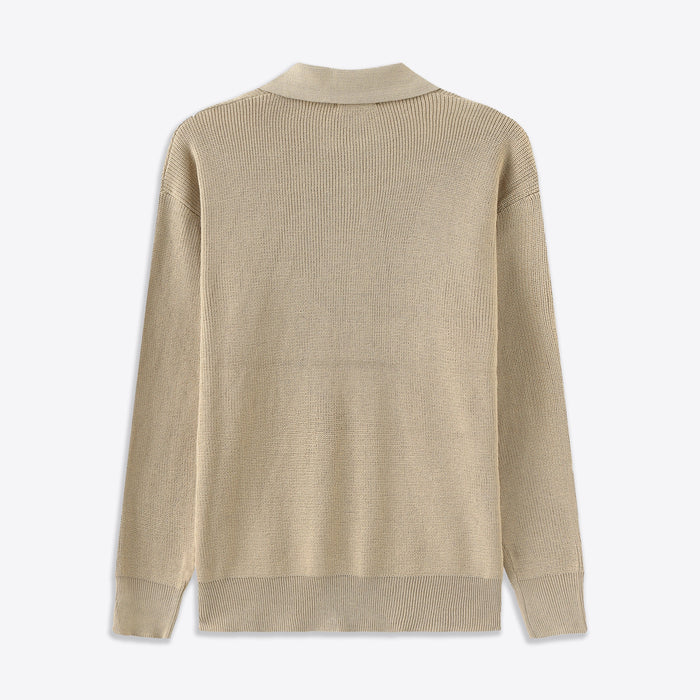 Nathan - Mixed Knit Pullover