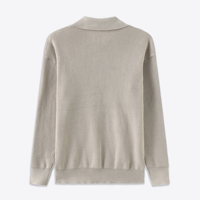 Nathan - Mixed Knit Pullover