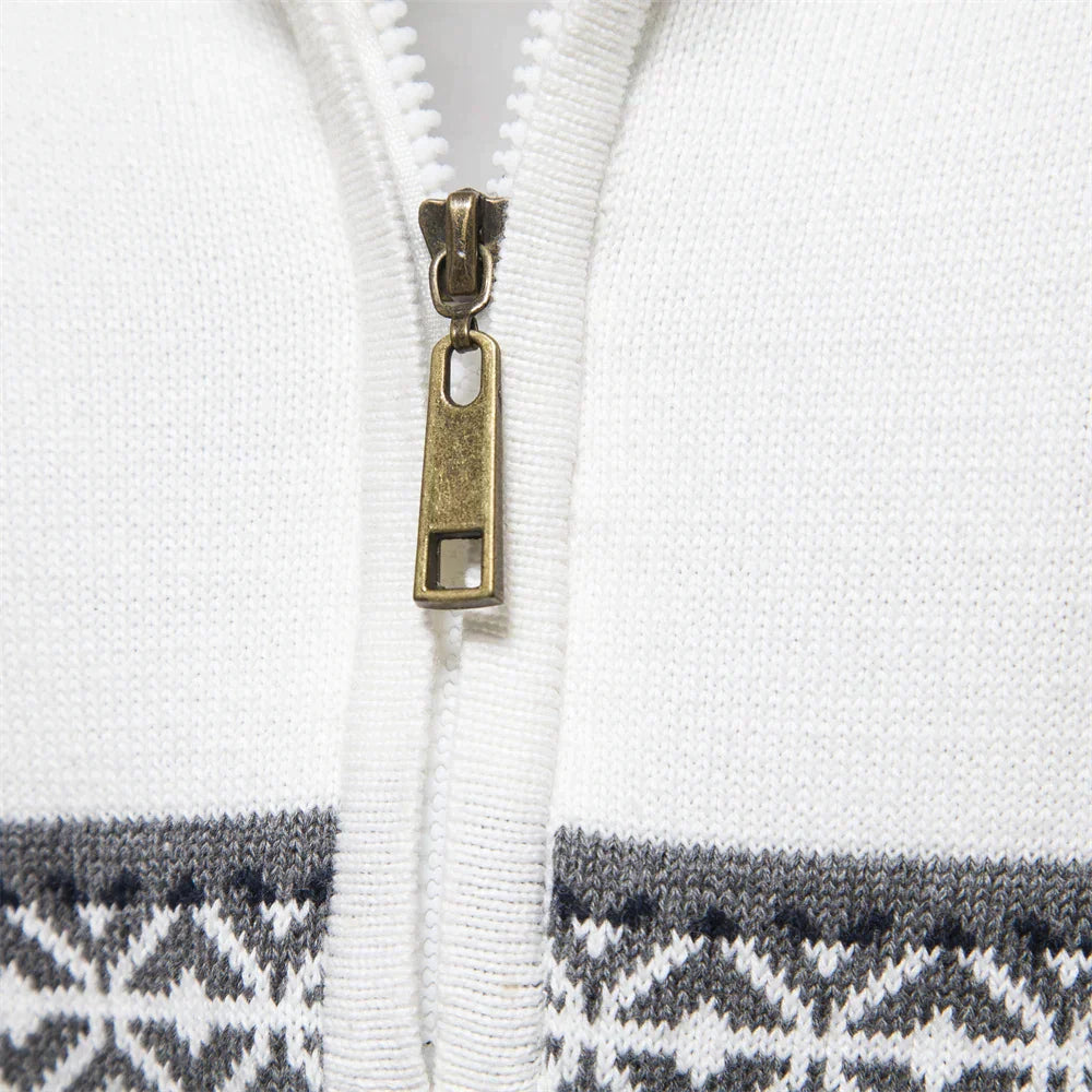 Sean - Mixed Knit Sweater