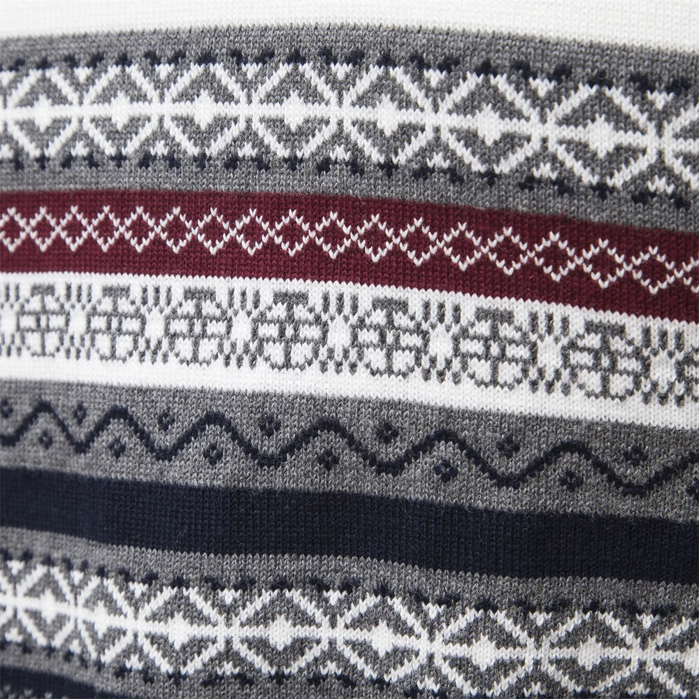 Sean - Mixed Knit Sweater