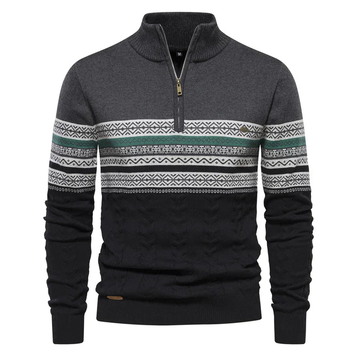 Sean - Mixed Knit Sweater