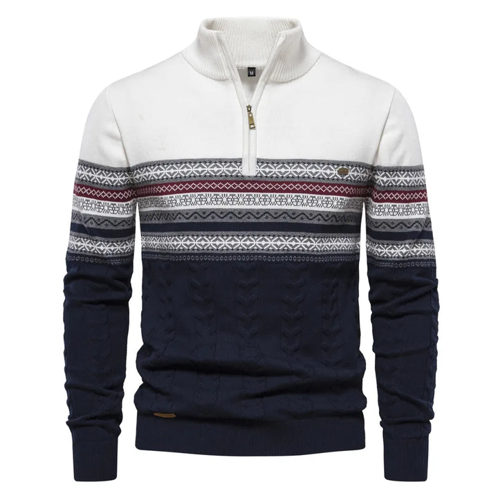 Sean - Mixed Knit Sweater