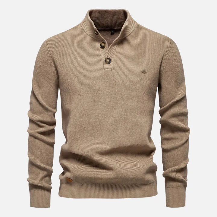 Logan - High Neck Knit Sweater