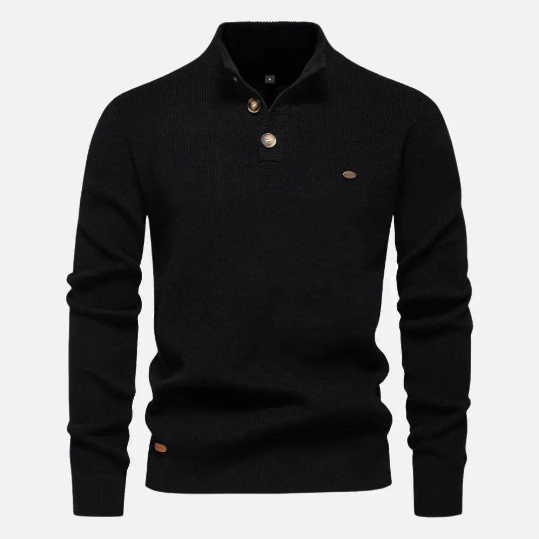 Logan - High Neck Knit Sweater