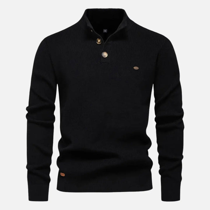 Logan - High Neck Knit Sweater