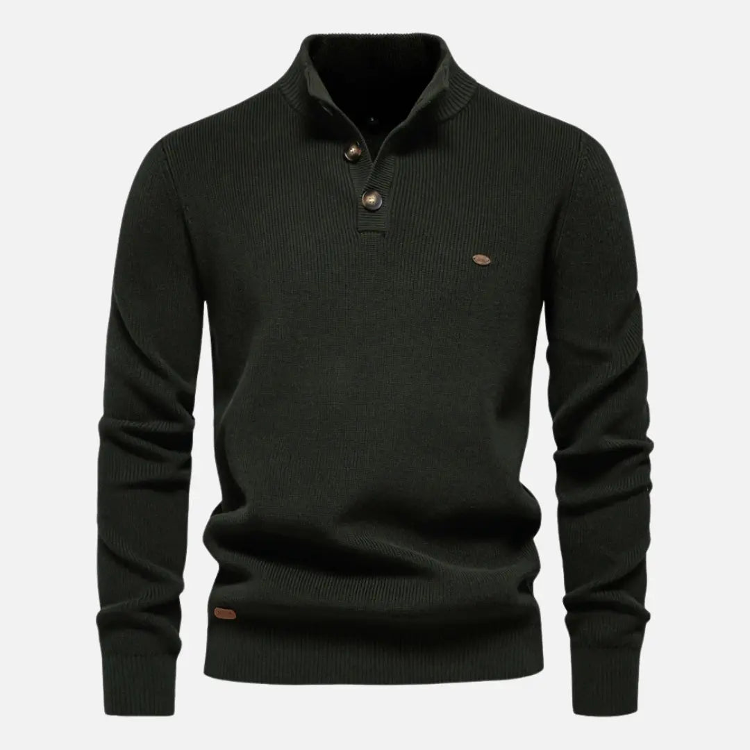 Logan - High Neck Knit Sweater