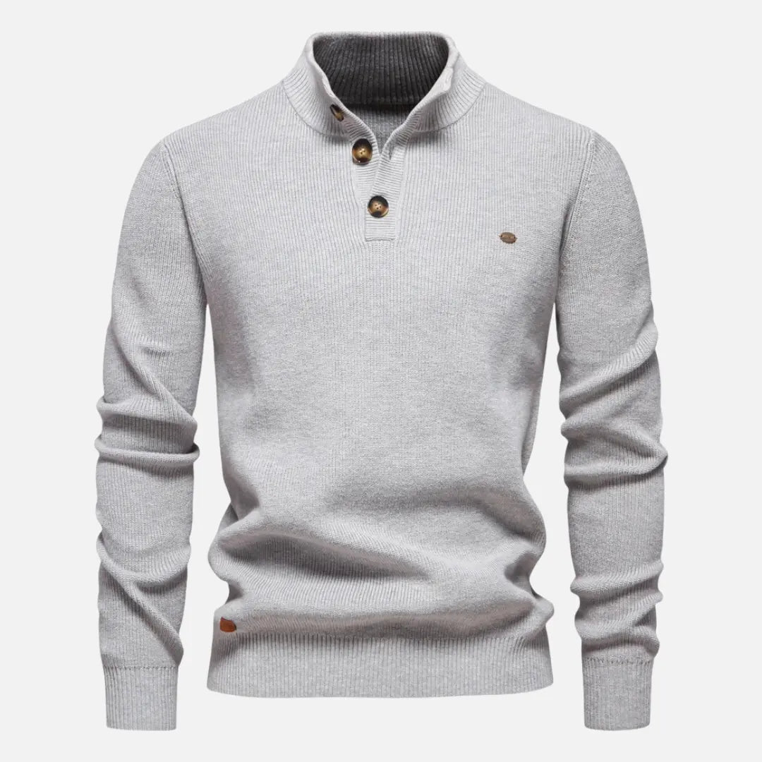 Logan - High Neck Knit Sweater